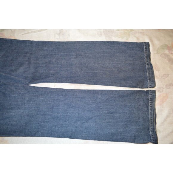 GAP Jeans Women’s 10 Blue Denim Medium Wash Mid Rise Long & Lean Stretch (F) - Picture 6 of 9